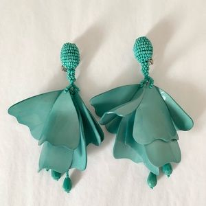 Oscar de la Renta Large Impatient flower earring